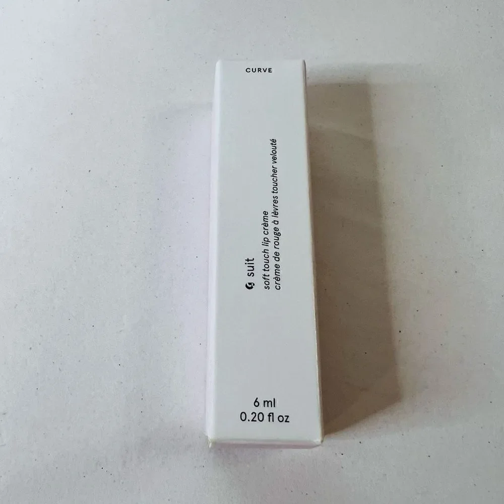 Glossier G Suit Soft Touch Matte Liquid Lip Cream Curve Dusty Peach NIB